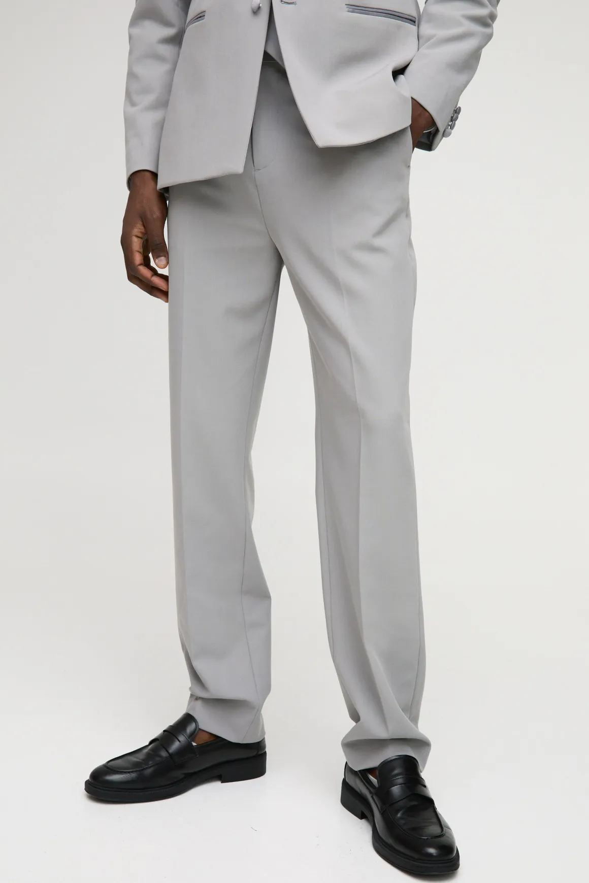 Pantalon sur mesure à coupe droite