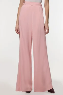 KarenMillen Pantalon sur mesure en viscose stretch compact à jambes larges<Femme Pantalons|Ensembles