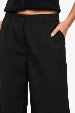 boohoo Pantalon taille basse à jambes larges<Femme Pantalons