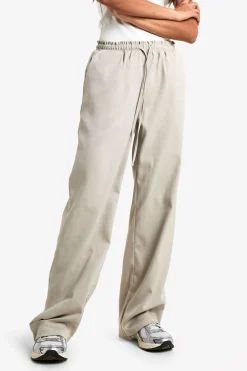 Pantalon taille haute à cordon de serrage