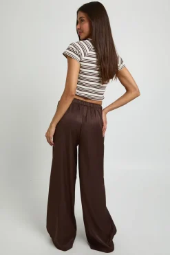 Pantalon À Taille Élastiquée
