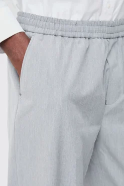 boohooMAN Pantalon à taille élastique, coupe droite, sur mesure<Homme Costumes Et Tenues Formelles
