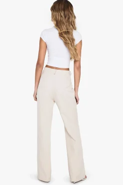 Pantalon Tailleur Ajusté et Évasé