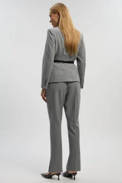 KarenMillen Pantalon Tailleur Chiné Coupe Slim<Femme Pantalons|Ensembles