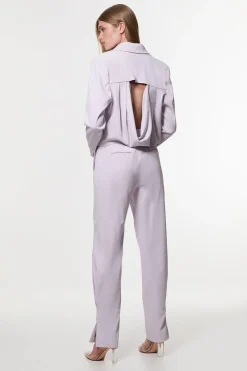 Pantalon tailleur Digital Ophelia soigné avec détail à la cheville