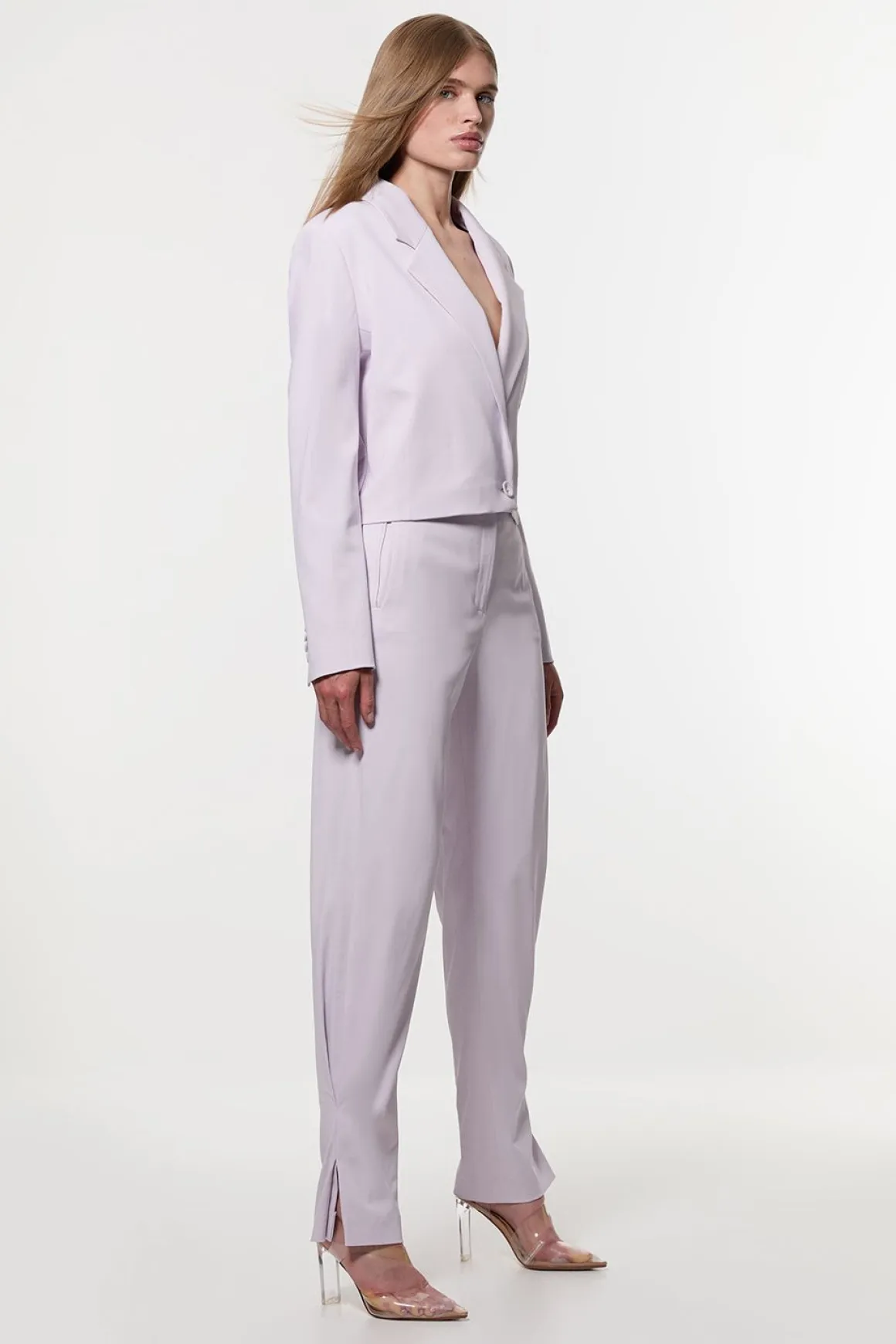 Pantalon tailleur Digital Ophelia soigné avec détail à la cheville