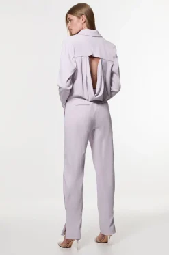 Pantalon tailleur Digital Ophelia soigné avec détail à la cheville