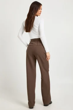 Pantalon Tailleur Droit Jambe Droite Essentiel Tall