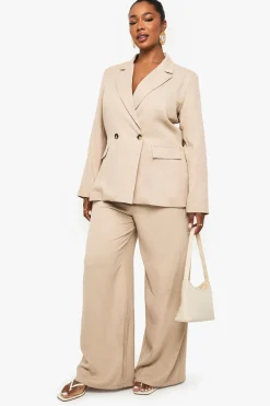 Pantalon tailleur droit pour grandes tailles