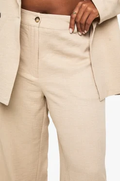 Pantalon tailleur droit pour grandes tailles