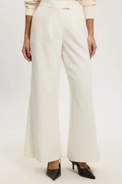 KarenMillen Pantalon Tailleur Droit Stretch Compact Petite<Femme Pantalons|Tailleurs
