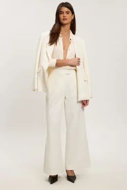 KarenMillen Pantalon Tailleur Droit Stretch Compact Petite<Femme Pantalons|Tailleurs