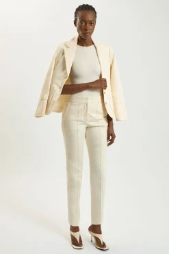 KarenMillen Pantalon Tailleur À Détail De Patte À Pression<Femme Pantalons|Ensembles