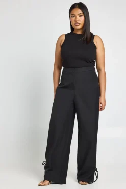 boohoo Pantalon Tailleur À Détail Noué<Femme Pantalons|Tailleurs