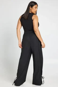 boohoo Pantalon Tailleur À Détail Noué<Femme Pantalons|Tailleurs