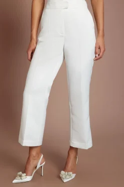 Oasis Pantalon Tailleur En Satin Mat Poule<Femme Pantalons|Tailleurs