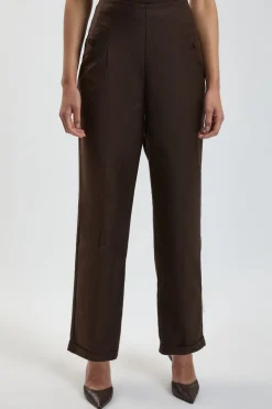 KarenMillen Pantalon Tailleur En Sergé Extensible<Femme Pantalons|Tailleurs