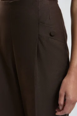 KarenMillen Pantalon Tailleur En Sergé Extensible<Femme Pantalons|Tailleurs