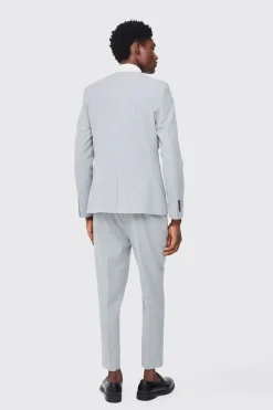 Pantalon Tailleur Fuselé Court Taille Haute Fixe