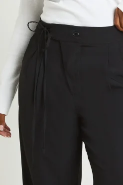 Pantalon Tailleur Grande Taille À Taille Cache-cœur