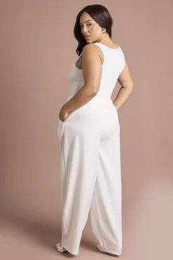 boohoo Pantalon Tailleur Grande Taille à Jambes Bouffantes<Femme Pantalons|Tailleurs