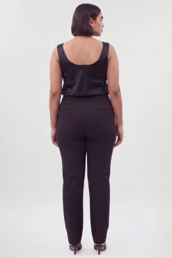 Pantalon Tailleur Grande Taille Coupe Slim