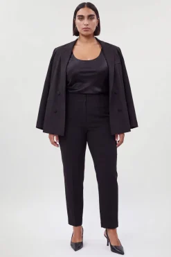 Pantalon Tailleur Grande Taille Coupe Slim
