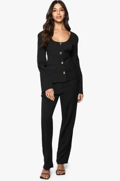 boohoo Pantalon tailleur à jambe cigarette<Femme Pantalons|Tailleurs