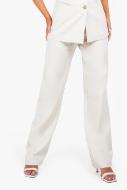 boohoo Pantalon tailleur à jambe droite<Femme Pantalons|Tailleurs