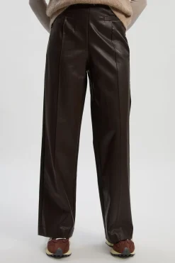 KarenMillen Pantalon Tailleur Jambe Large en synthétique avec Détails de Coutures<Femme Pantalons|Tailleurs