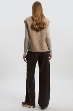 KarenMillen Pantalon Tailleur Jambe Large en synthétique avec Détails de Coutures<Femme Pantalons|Tailleurs