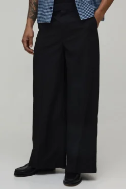Pantalon Tailleur À Jambes Très Larges