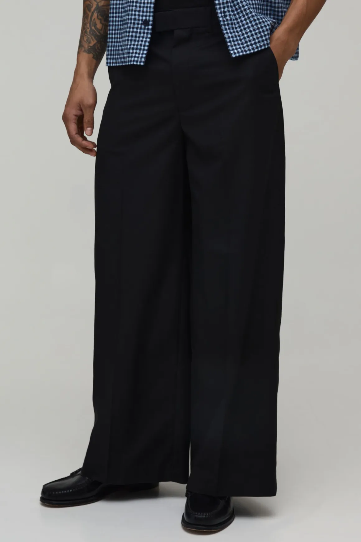 Pantalon Tailleur À Jambes Très Larges