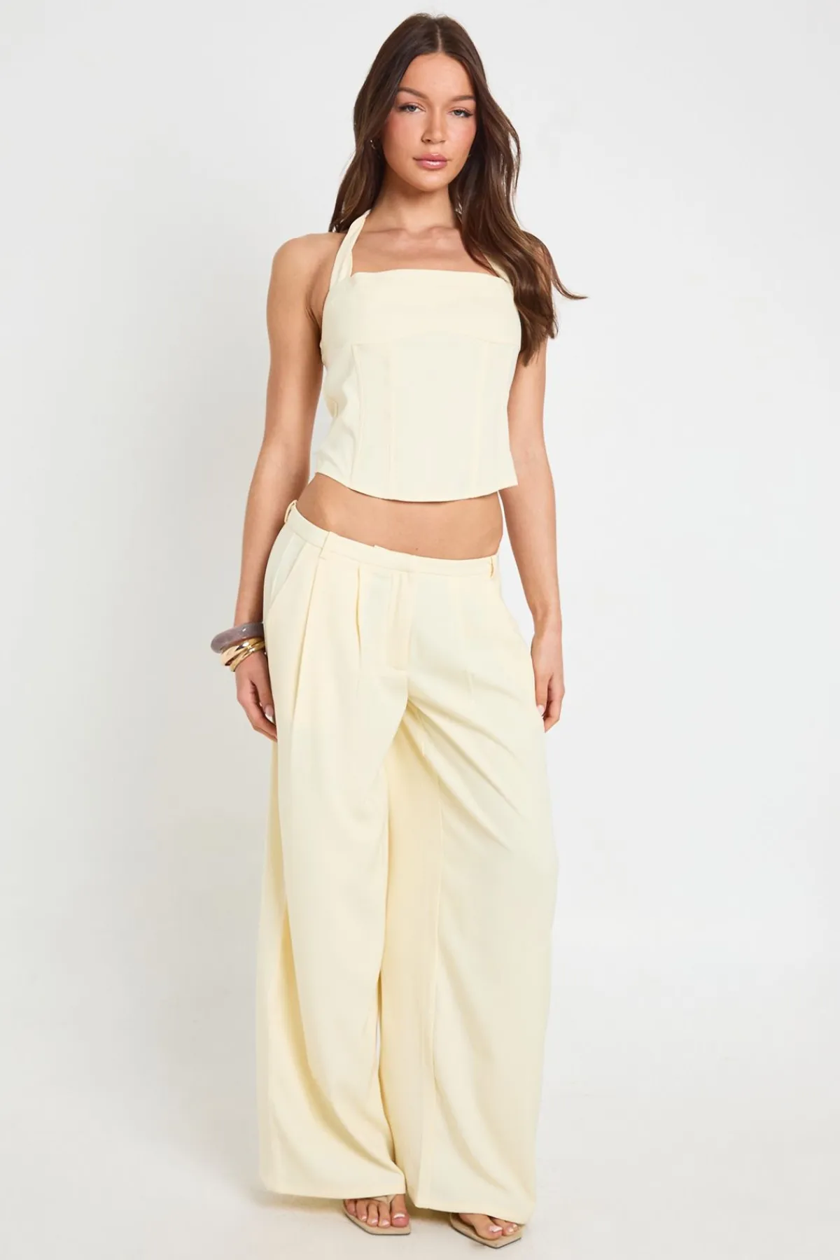 boohoo Pantalon Tailleur À Jambes Ultra Larges<Femme Pantalons|Tailleurs