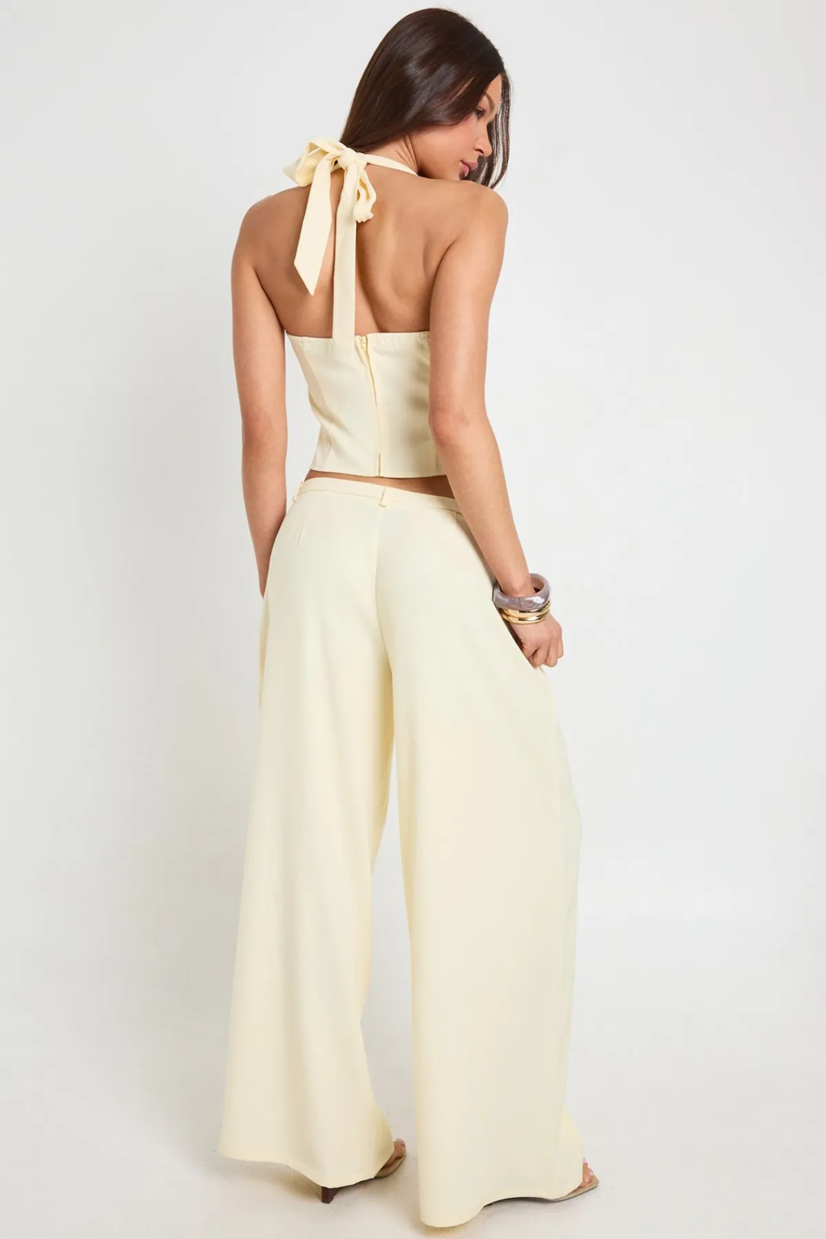 boohoo Pantalon Tailleur À Jambes Ultra Larges<Femme Pantalons|Tailleurs