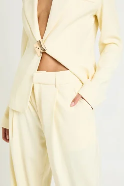 Pantalon Tailleur À Jambe Tonneau