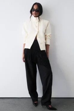 boohoo Pantalon Tailleur À Jambe Tonneau<Femme Pantalons|Tailleurs