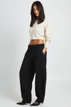 boohoo Pantalon Tailleur À Jambe Tonneau<Femme Pantalons|Tailleurs