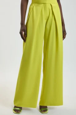 KarenMillen Pantalon Tailleur Large En Viscose Compacte<Femme Pantalons|Ensembles