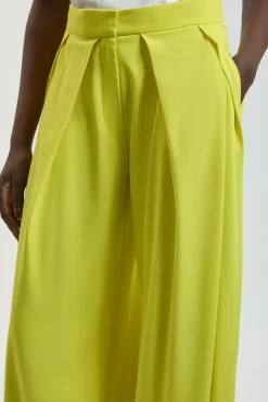 KarenMillen Pantalon Tailleur Large En Viscose Compacte<Femme Pantalons|Ensembles