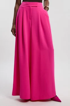 KarenMillen Pantalon Tailleur Large À Jambes Évasées<Femme Pantalons|Ensembles