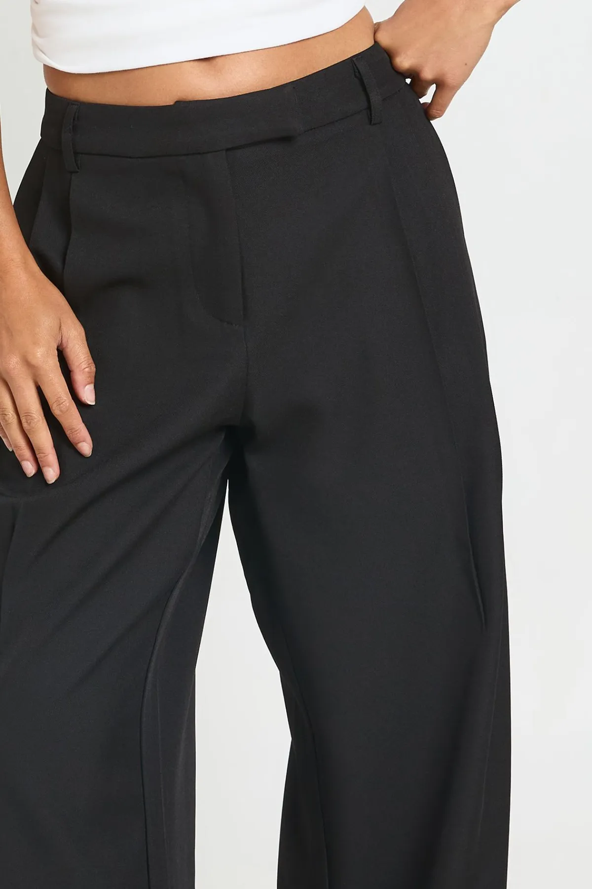 boohoo Pantalon Tailleur Large Petite Basics<Femme Pantalons