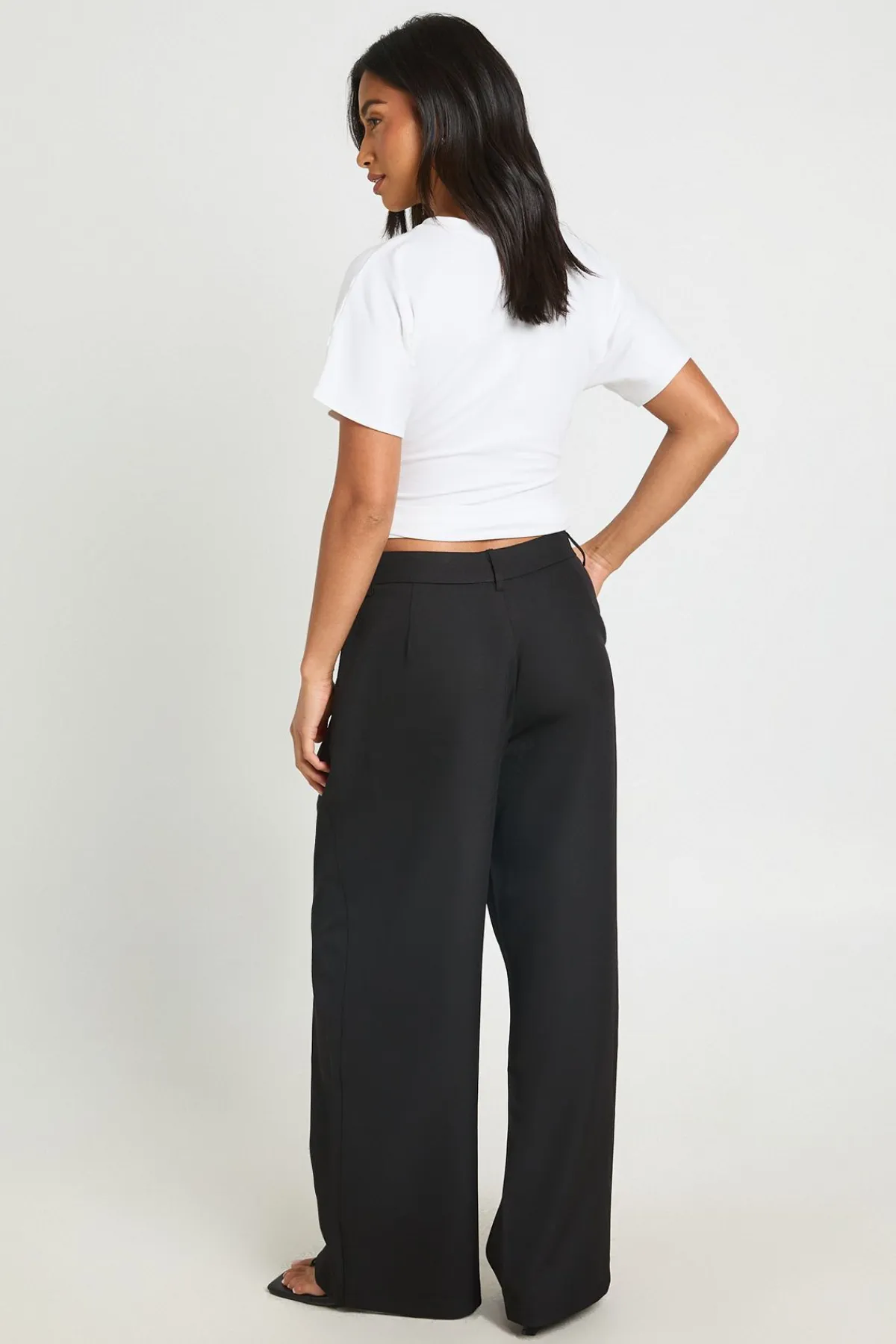 boohoo Pantalon Tailleur Large Petite Basics<Femme Pantalons
