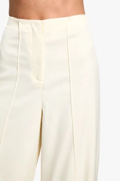 Pantalon Tailleur à l'Aspect de Lin pour Grandes Tailles