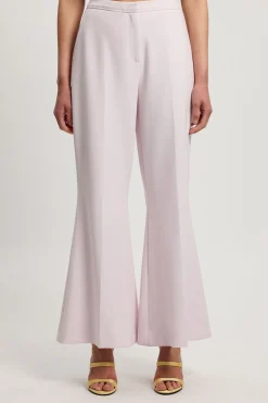 Pantalon Tailleur Petite Compact Stretch À Jambe Large