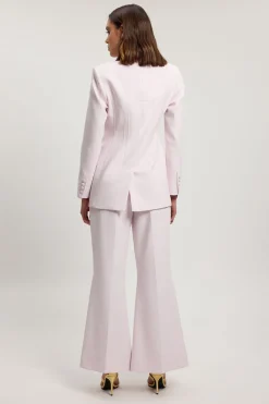 Pantalon Tailleur Petite Compact Stretch À Jambe Large