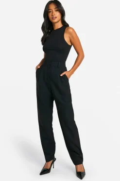 Pantalon Tailleur Petite Coupe Slim Jambe Fuselée Essentiel