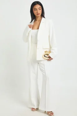 Pantalon Tailleur Petite À Jambe Évasée Essentiel