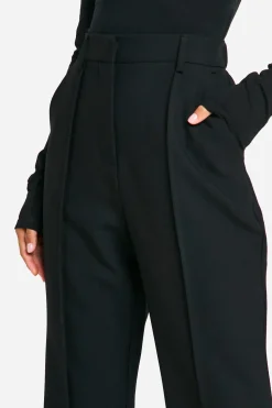 Pantalon Tailleur Petite À Jambes Évasées Essential