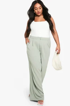 Pantalon Tailleur pour Grandes Tailles à Dos Élastiqué